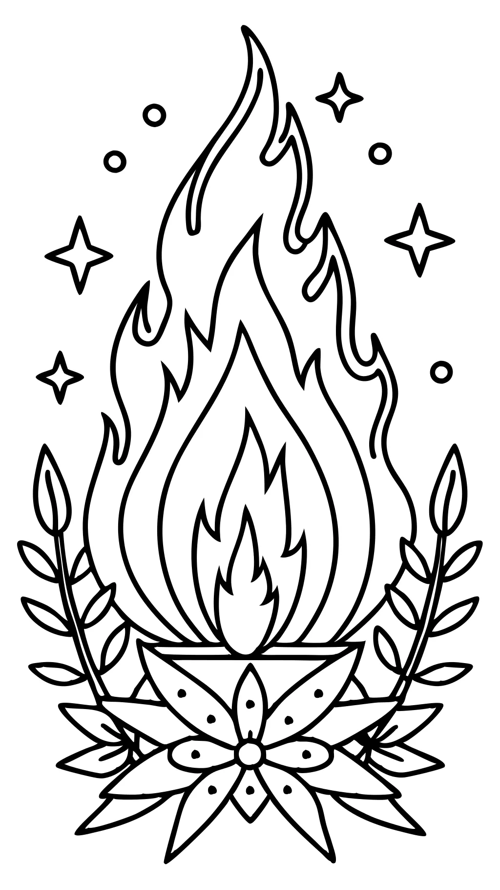 coloriage incendie